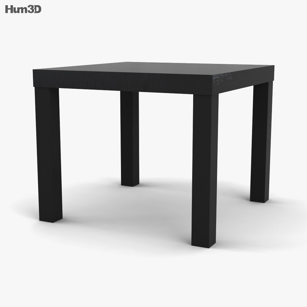 IKEA Lack Table 3D model Download in MAX, OBJ, FBX, C4D