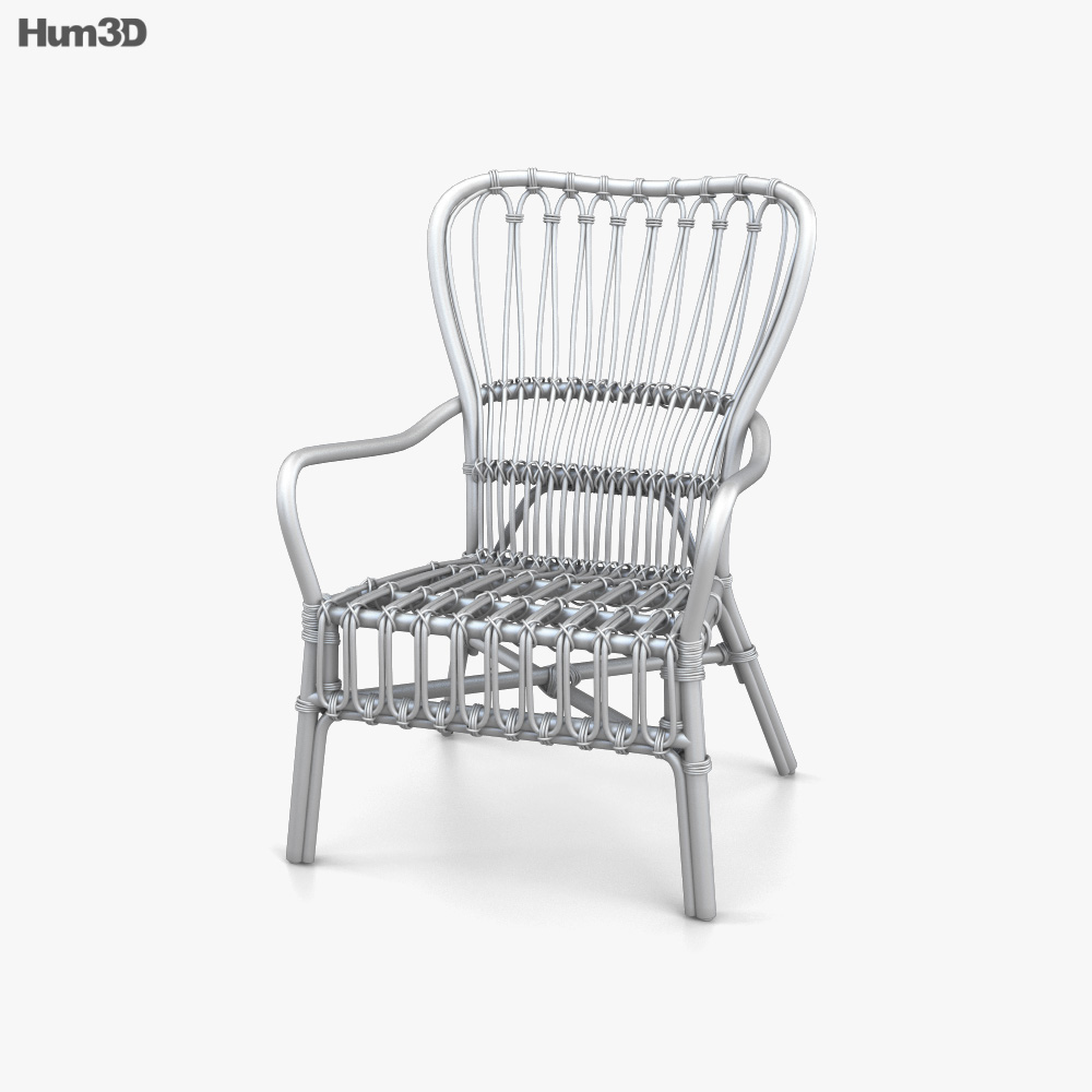 IKEA Storsele Armchair 3D model Download in MAX, OBJ, FBX, C4D