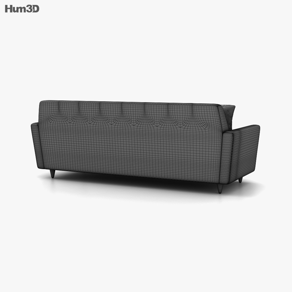 Joybird Hughes Sleeper Sofa 3D model Download in MAX, OBJ, FBX, C4D