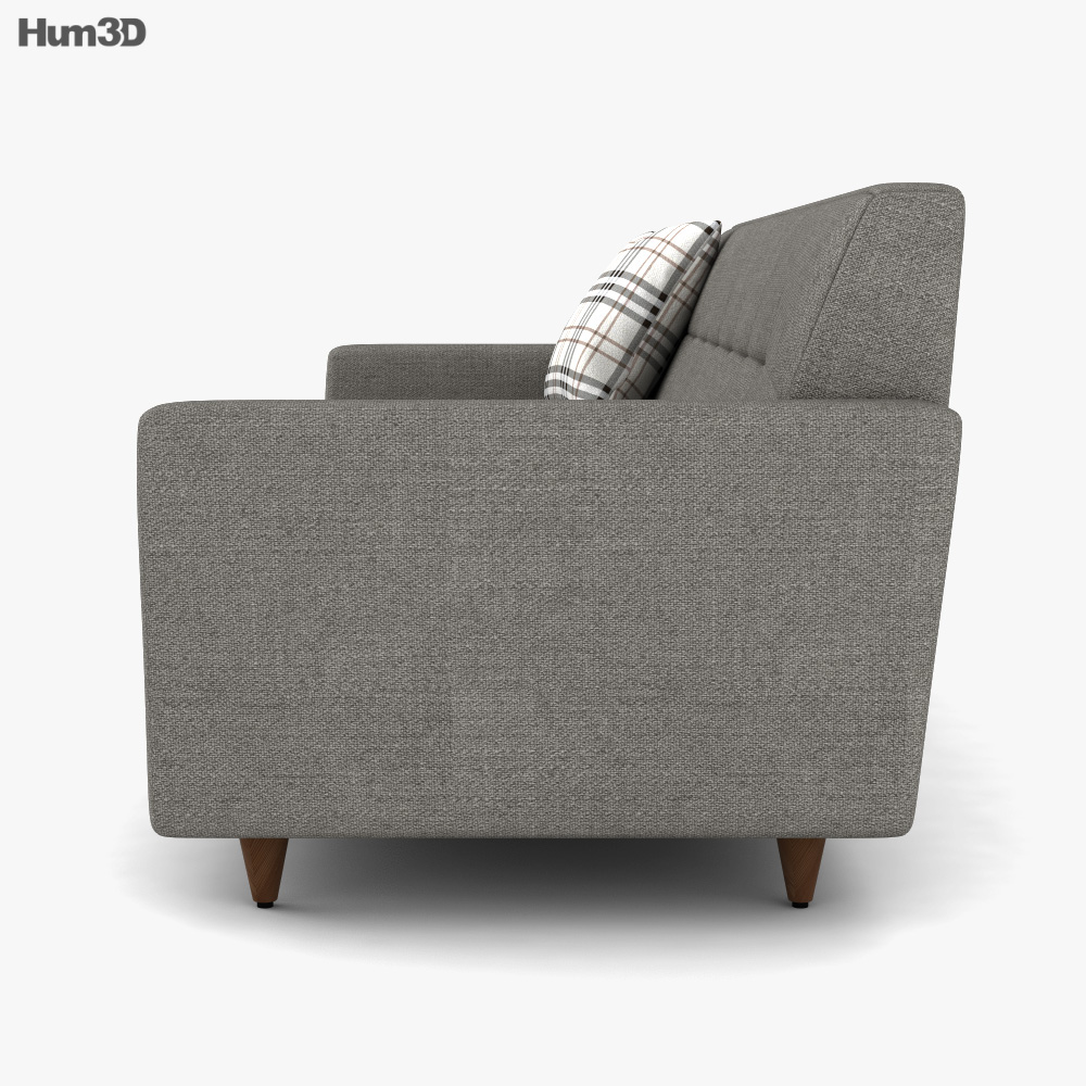 Joybird Hughes Sleeper Sofa 3D model Download in MAX, OBJ, FBX, C4D