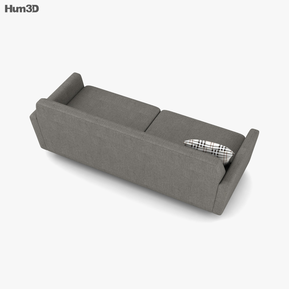 Joybird Hughes Sleeper Sofa 3D model Download in MAX, OBJ, FBX, C4D