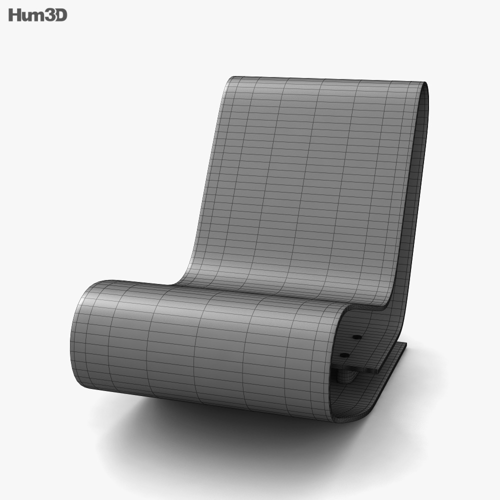 Kartell LCP Chair 3D model Download in MAX, OBJ, FBX, C4D