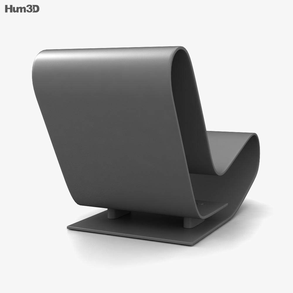 Kartell LCP Chair 3D model Download in MAX, OBJ, FBX, C4D