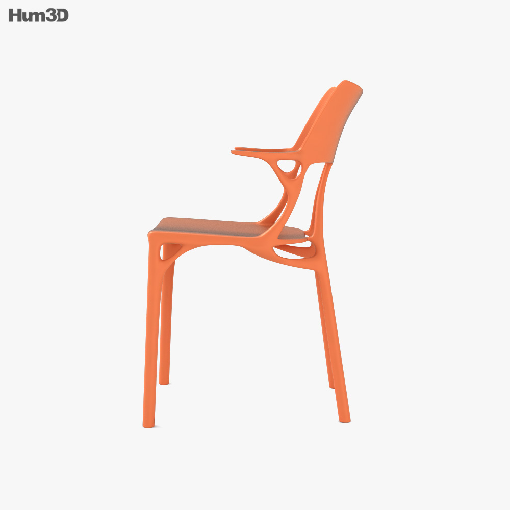 Kartell A I Chair 3D model Download in MAX, OBJ, FBX, C4D