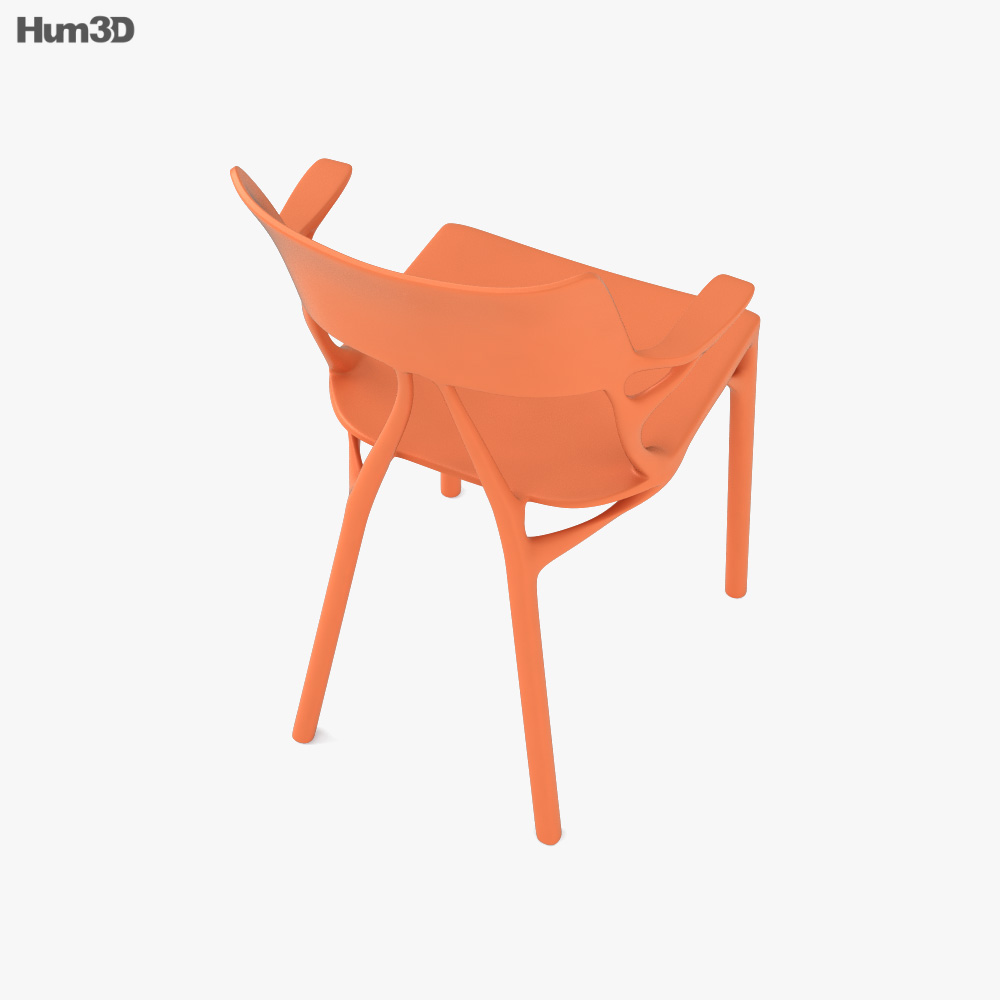 Kartell A I Chair 3D model Download in MAX, OBJ, FBX, C4D