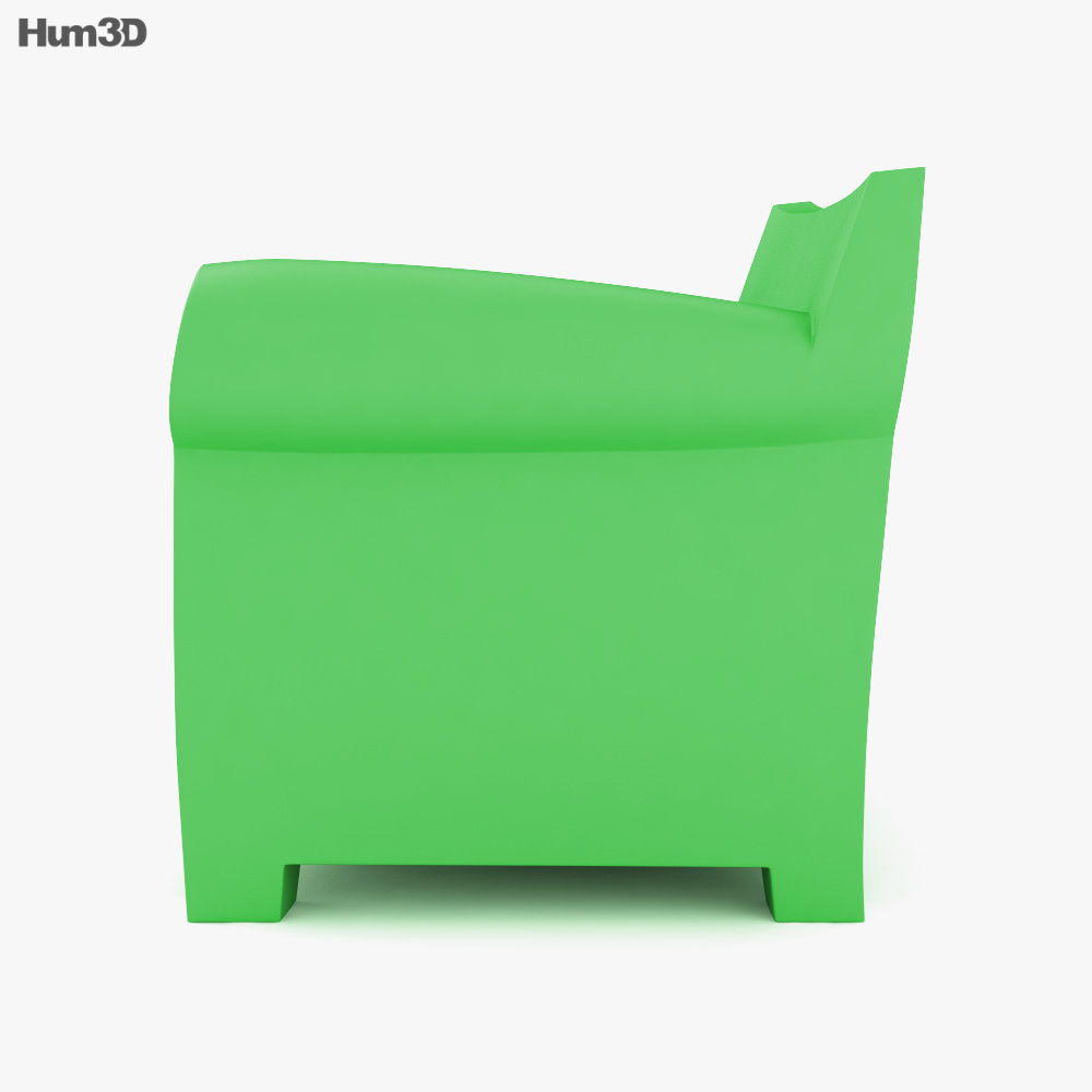 Kartell Bubble Club Armchair 3D model Download in MAX, OBJ, FBX, C4D