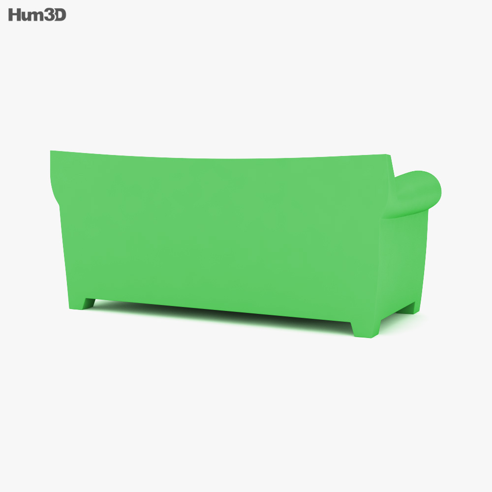 Kartell Bubble Club Sofa 3D model Download in MAX, OBJ, FBX, C4D