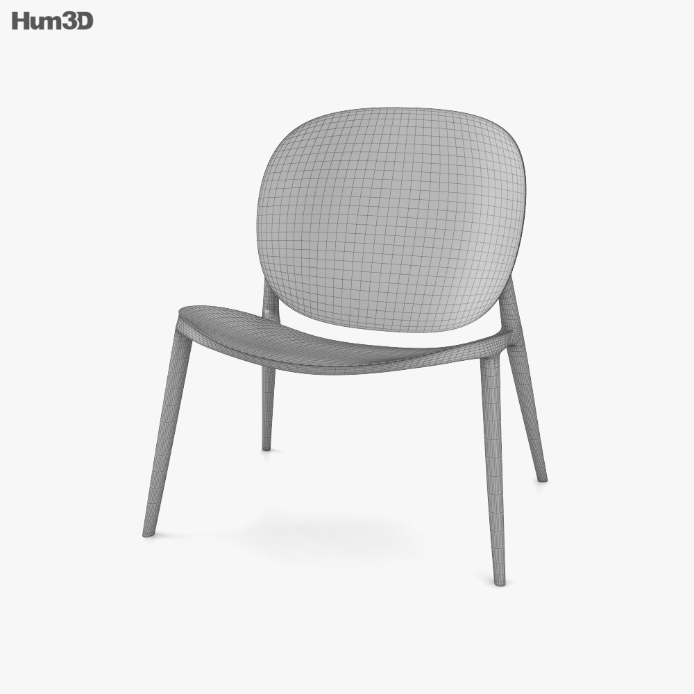 Kartell Be Bop Chair 3D model Download in MAX, OBJ, FBX, C4D