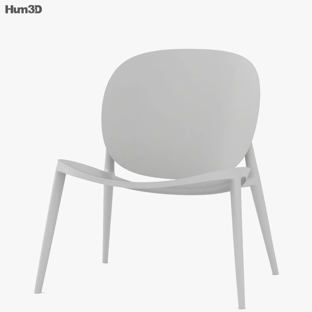 Kartell Be Bop Chair 3D model Download in MAX, OBJ, FBX, C4D