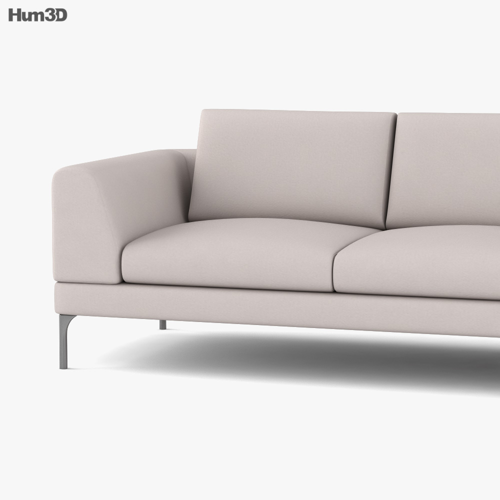 King Living Plaza Sofa 3D model Download in MAX, OBJ, FBX, C4D