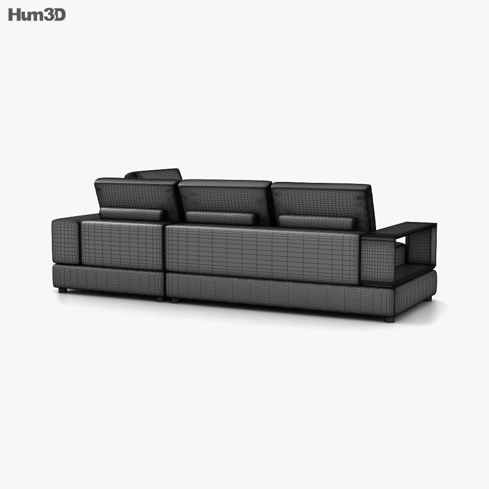 King Living Jasper Sofa 3D model Download in MAX, OBJ, FBX, C4D