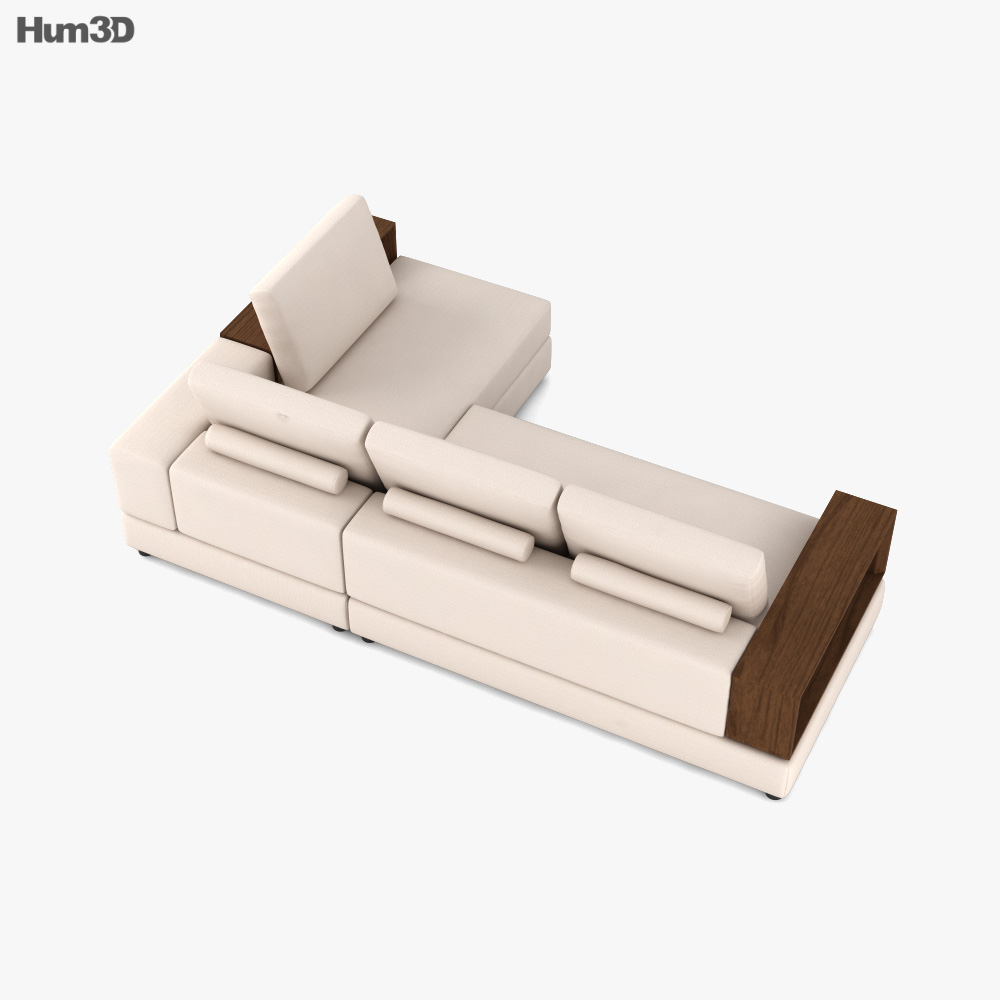 King Living Jasper Sofa 3D model Download in MAX, OBJ, FBX, C4D