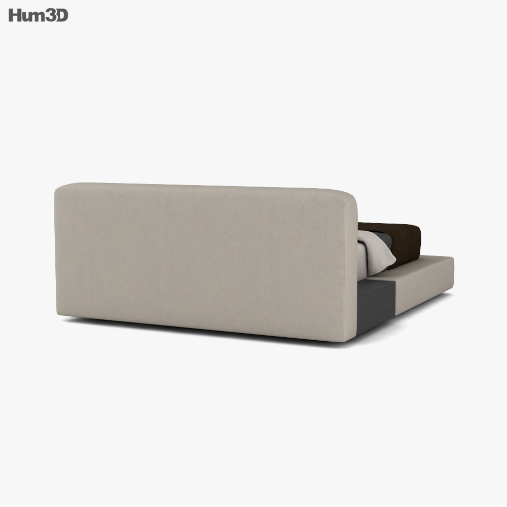 King Living Jasper Bed 3D model Download in MAX, OBJ, FBX, C4D