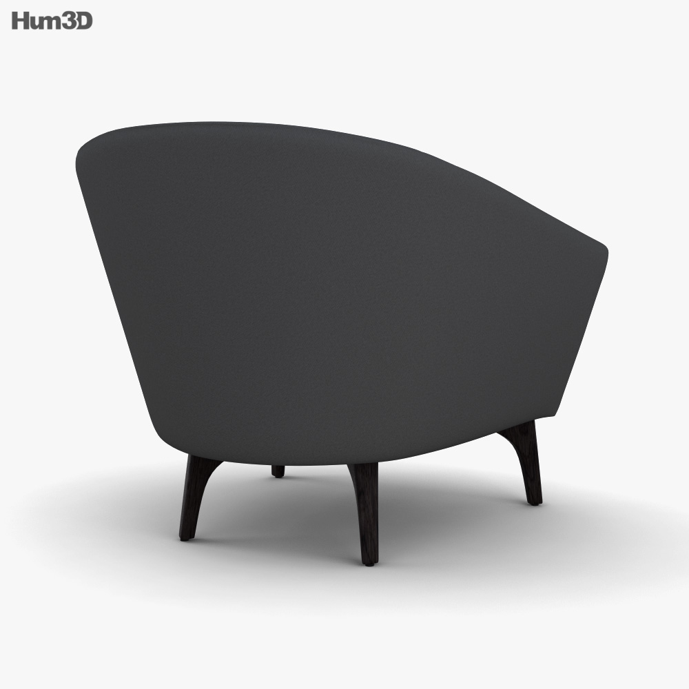 King Boulevard Armchair 3D model Download in MAX, OBJ, FBX, C4D