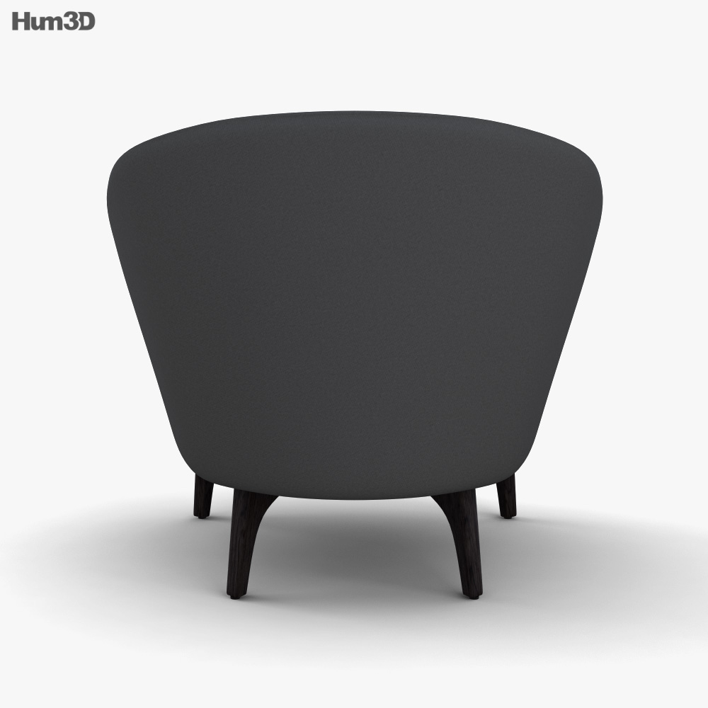 King Boulevard Armchair 3D model Download in MAX, OBJ, FBX, C4D