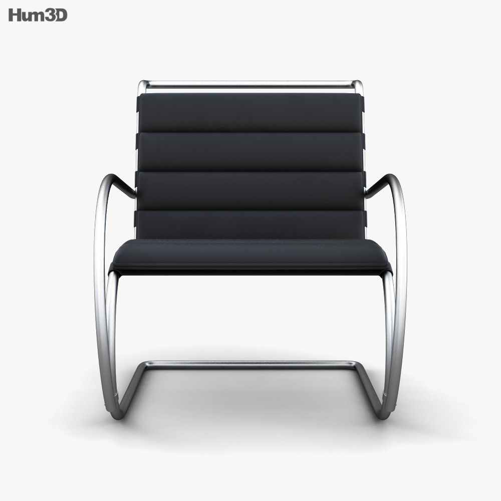 Knoll MR Lounge chair 3D model Download in MAX, OBJ, FBX, C4D