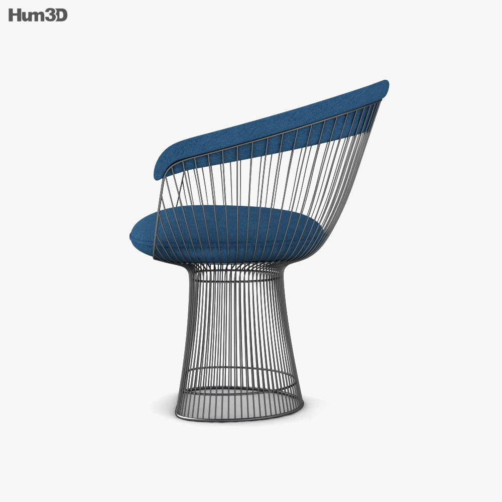 Knoll Platner Armchair 3D model Download in MAX, OBJ, FBX, C4D