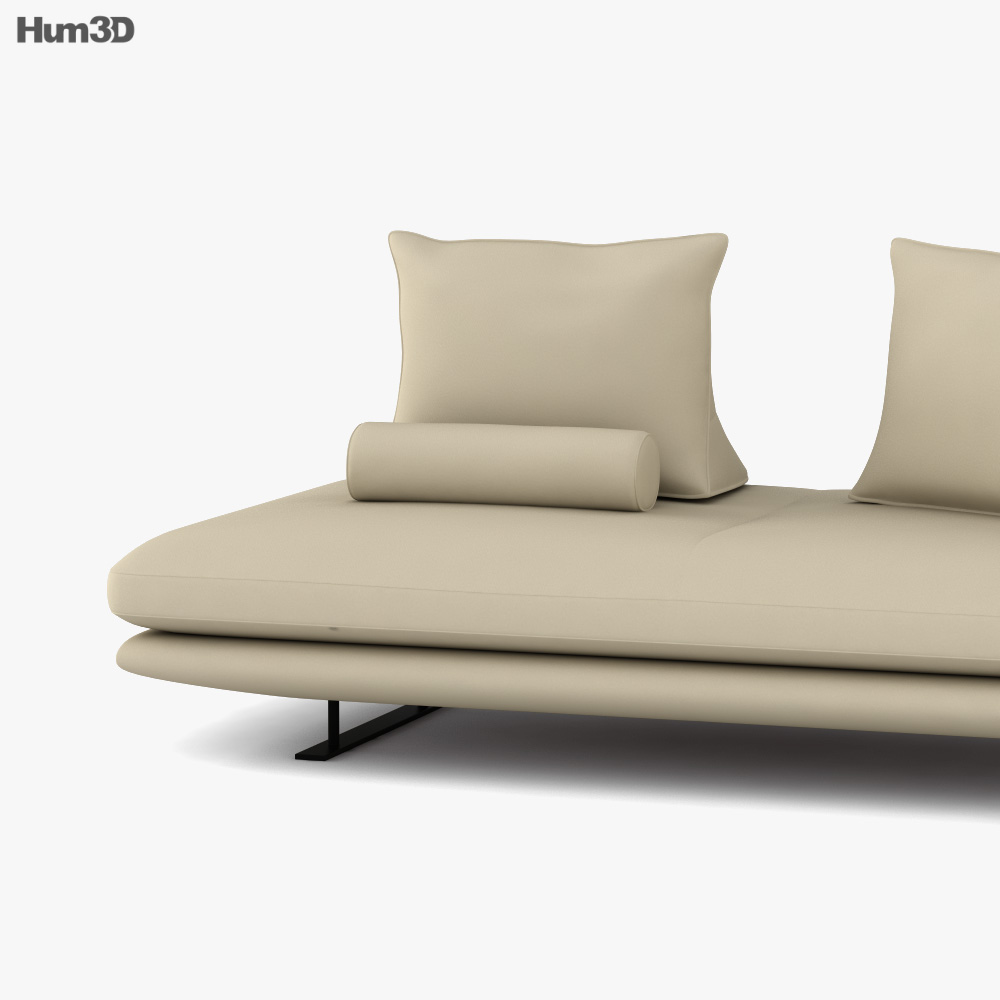 Ligne Roset Prado Sofa 3D model Download in MAX, OBJ, FBX, C4D