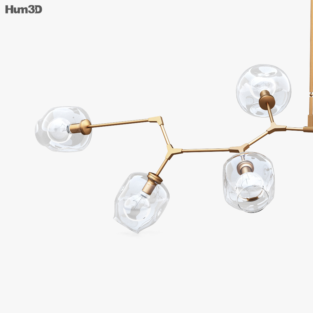 Lindsey Adelman Branching Bubble Chandelier 3D model Download in MAX, OBJ, FBX, C4D