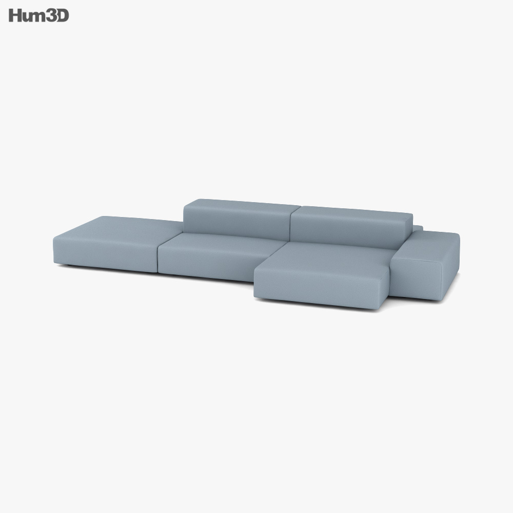 Living Divani Extra Wall Sofa 3D model