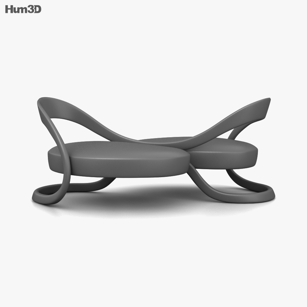 Louis Vuitton Ribbon Dance Sofa 3D model Download in MAX, OBJ, FBX, C4D
