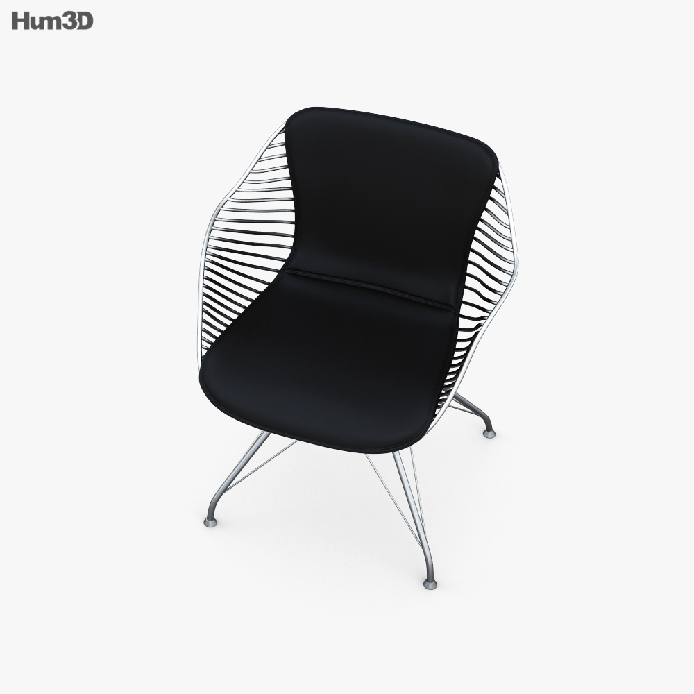 Overgaard and Dyrman Wire Dining chair 3D model Download in MAX, OBJ