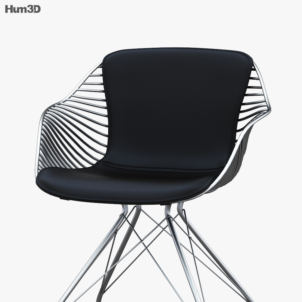Overgaard and Dyrman Wire Dining chair 3D model Download in MAX, OBJ