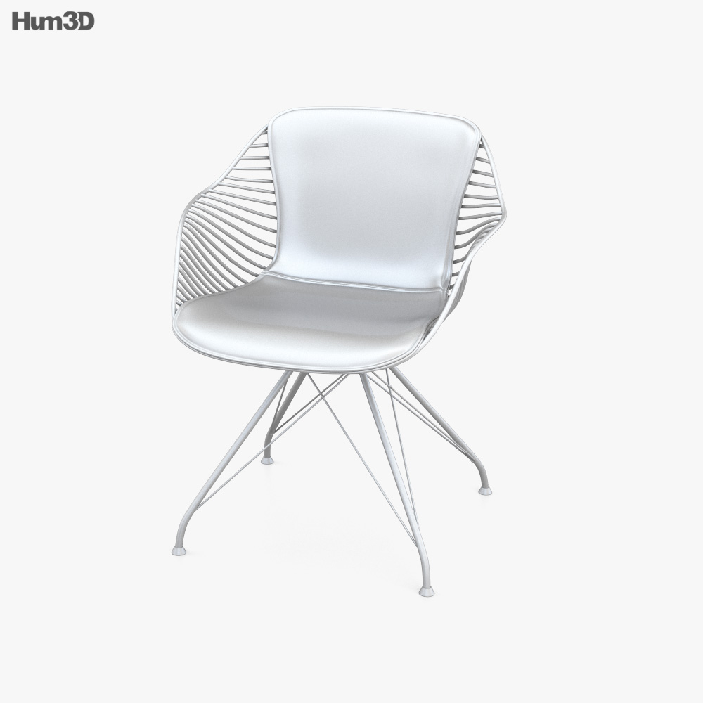 Overgaard and Dyrman Wire Dining chair 3D model Download in MAX, OBJ
