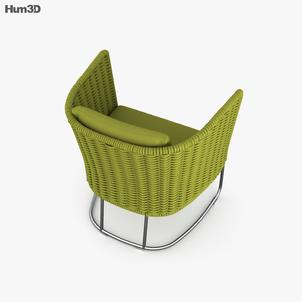 Paola Lenti Ami Armchair 3D model Download in MAX, OBJ, FBX, C4D