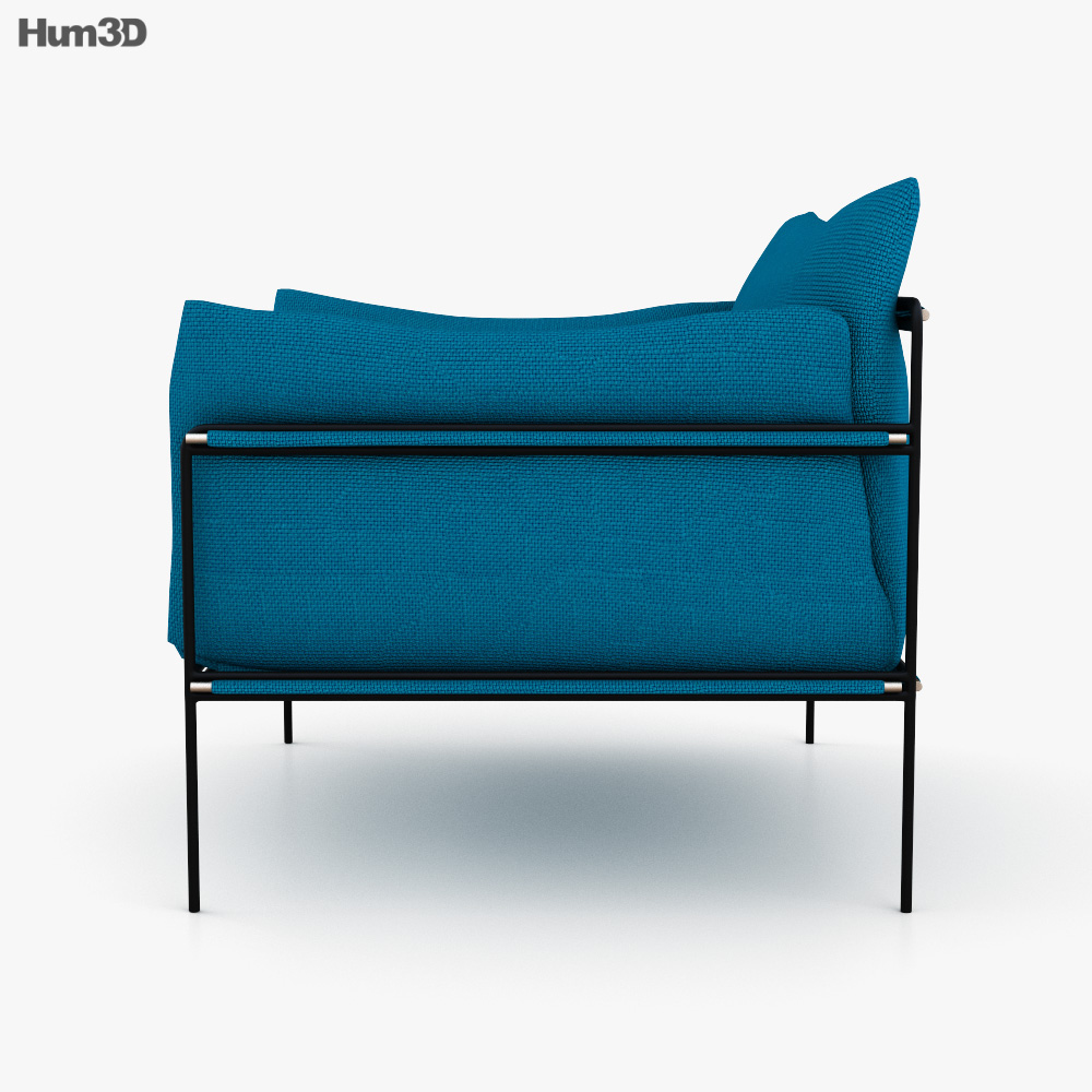 Paola Lenti Kaba Armchair 3D model Download in MAX, OBJ, FBX, C4D