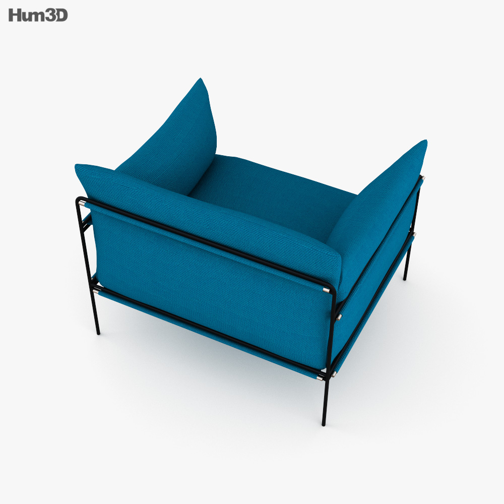 Paola Lenti Kaba Armchair 3D model Download in MAX, OBJ, FBX, C4D