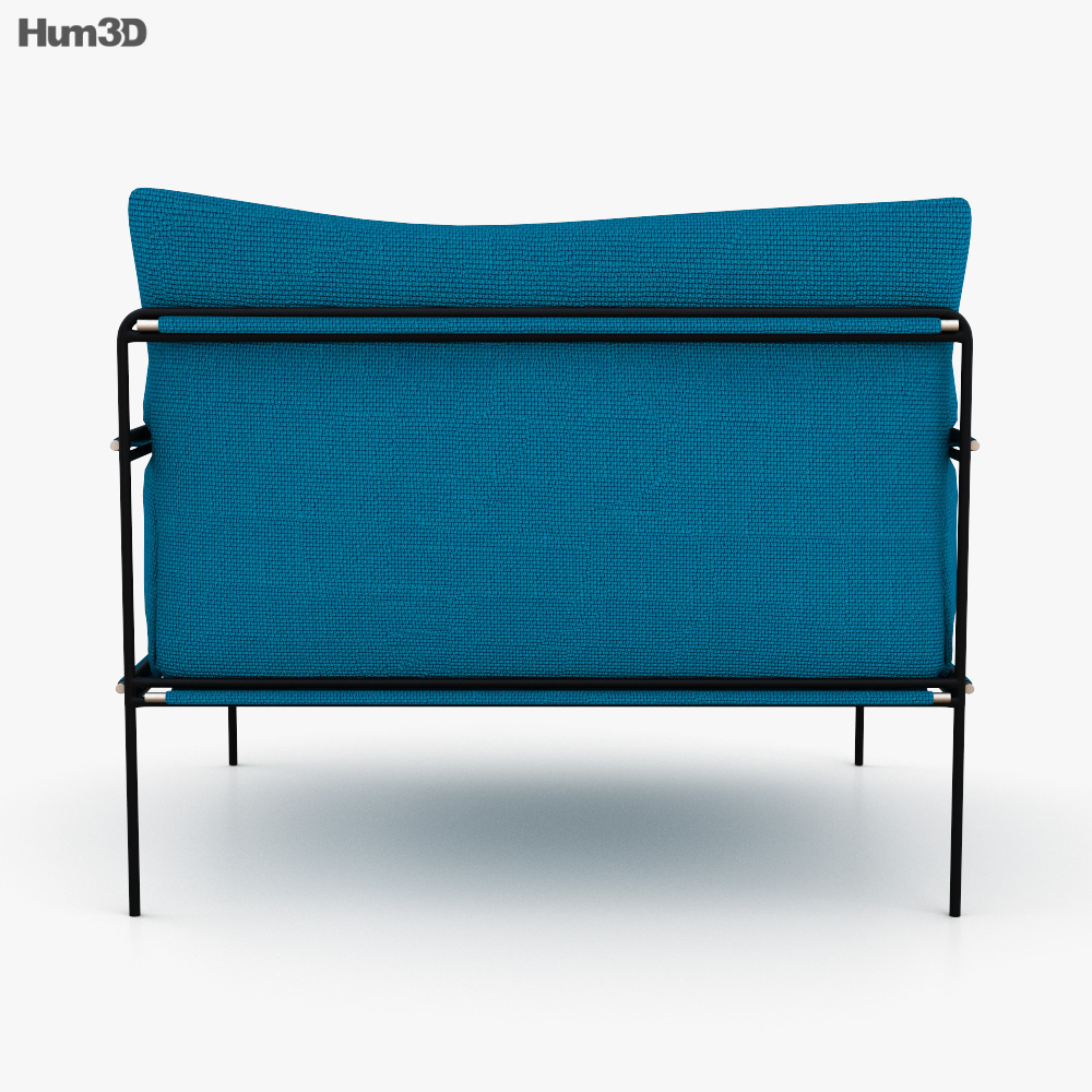 Paola Lenti Kaba Armchair 3D model Download in MAX, OBJ, FBX, C4D