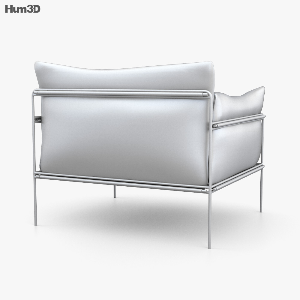 Paola Lenti Kaba Armchair 3D model Download in MAX, OBJ, FBX, C4D