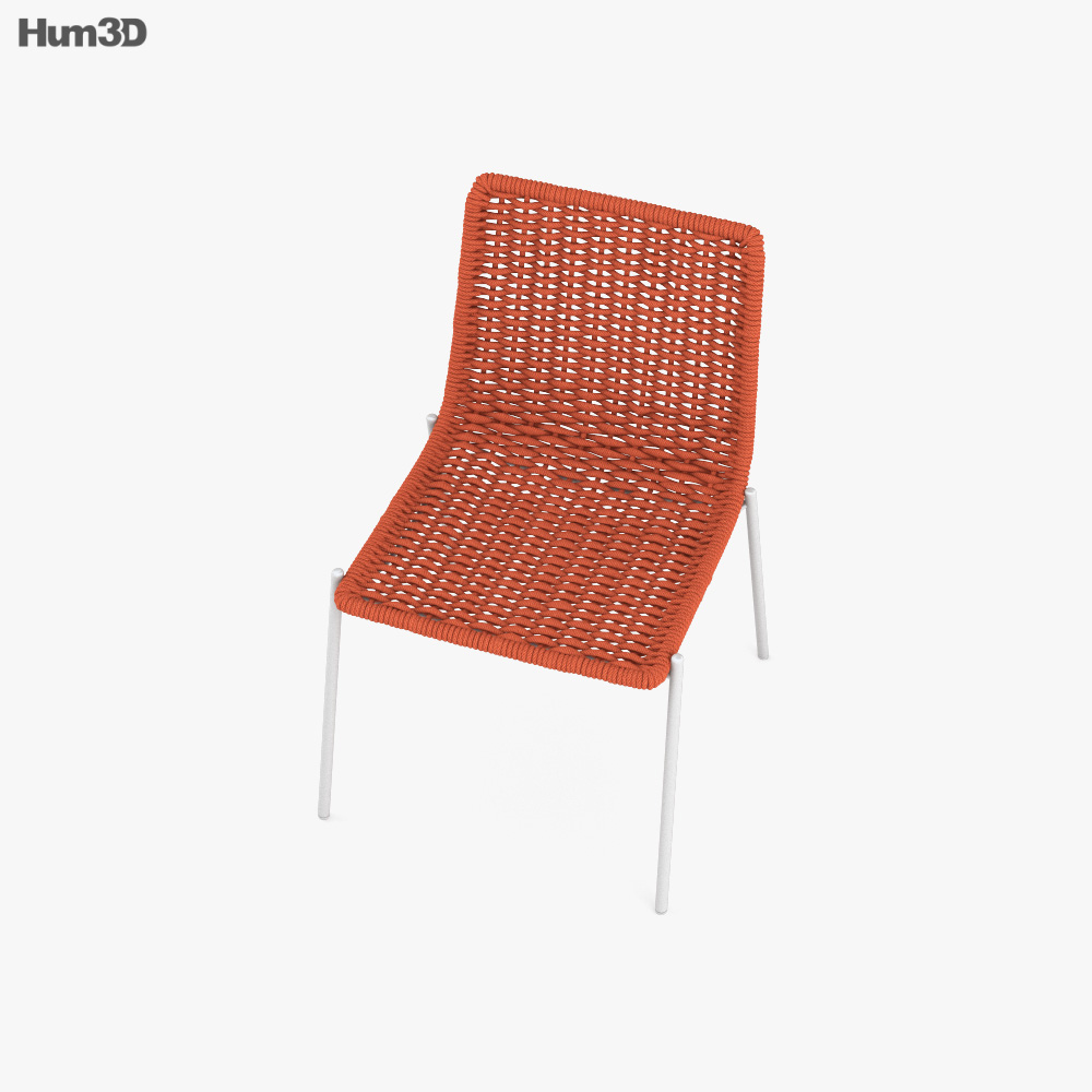Paola Lenti Kiti Chair 3D model Download in MAX, OBJ, FBX, C4D