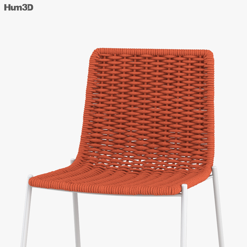 Paola Lenti Kiti Chair 3D model Download in MAX, OBJ, FBX, C4D