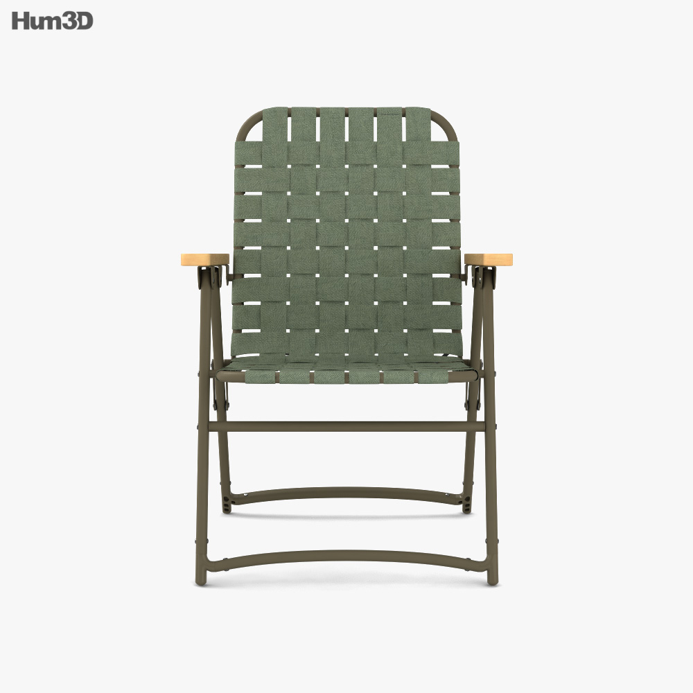 Rei Outward Classic Lawn Chair 3D model Download in MAX, OBJ, FBX, C4D