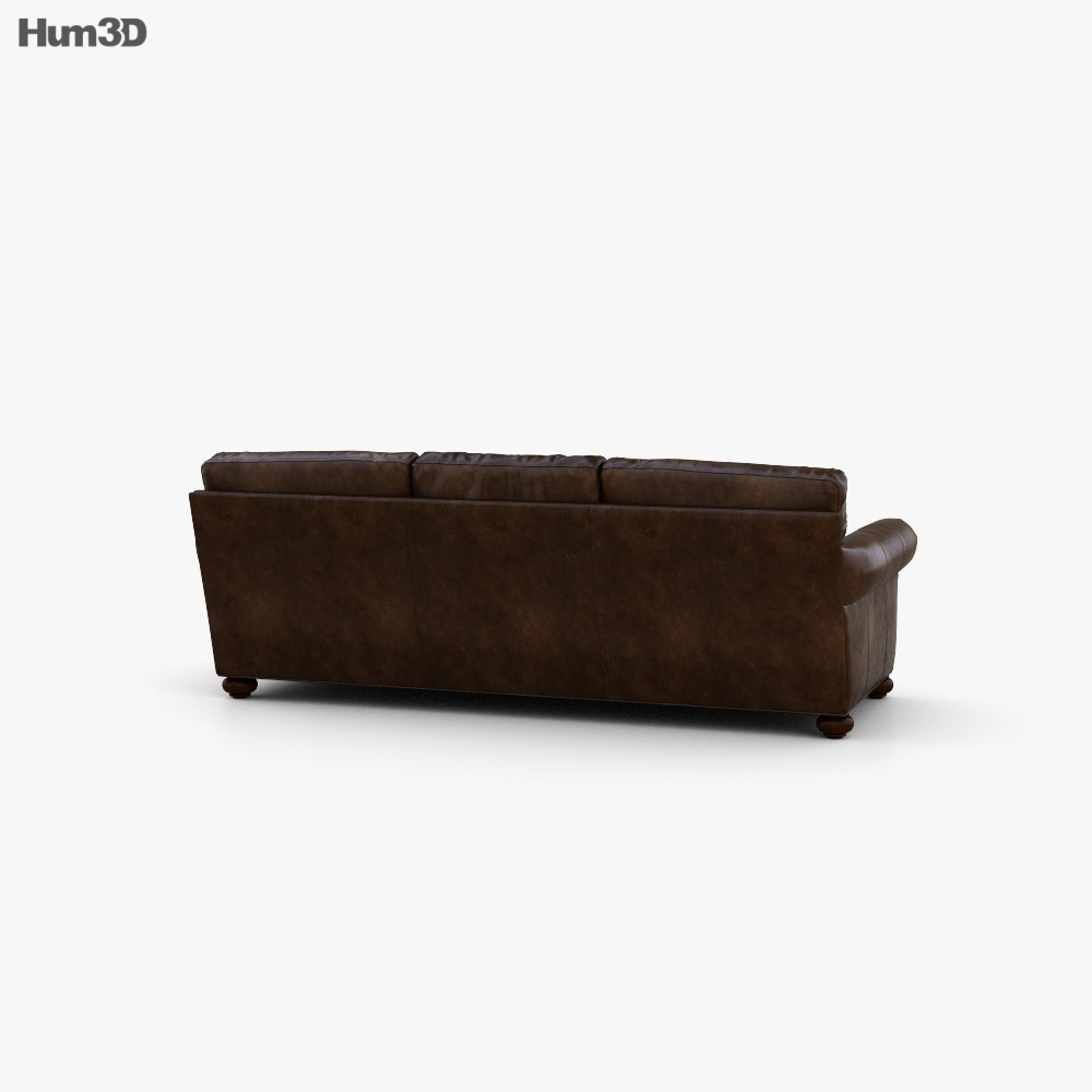 Restoration Hardware Lancaster Leather sofa 3D model Download in MAX