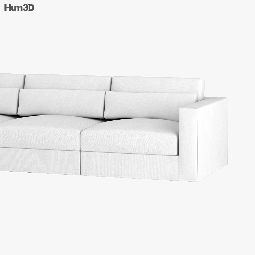 Restoration Hardware Lugano Modular Sofa 3D model Download in MAX