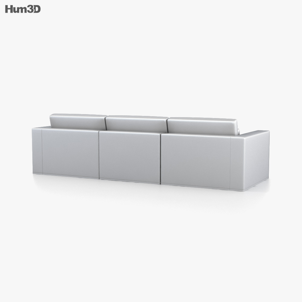 Restoration Hardware Lugano Modular Sofa 3D model Download in MAX