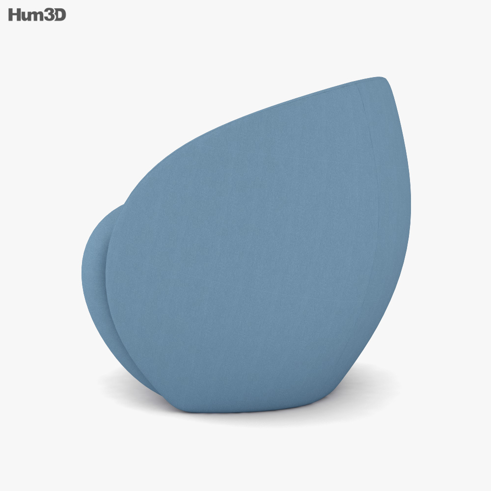 Roche Bobois Dot Armchair 3D model Download in MAX, OBJ, FBX, C4D