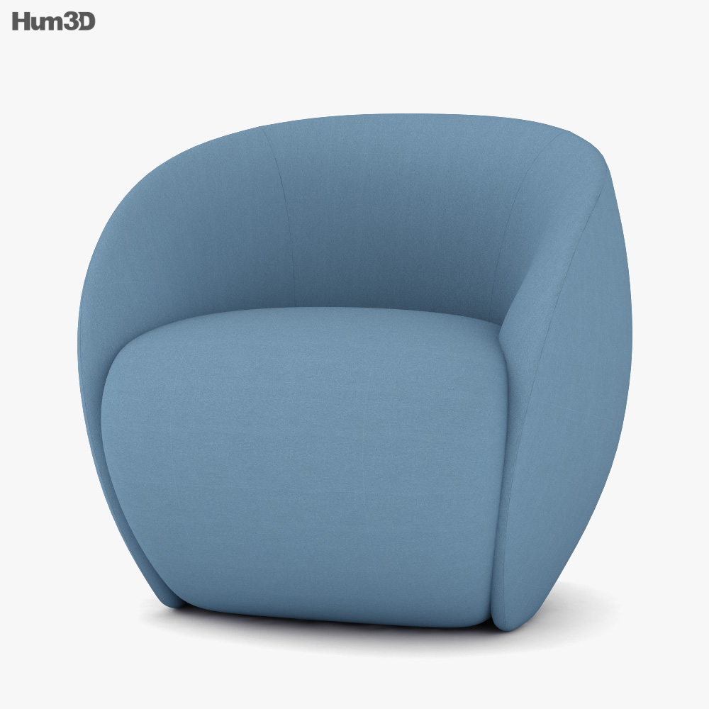 Roche Bobois Dot Armchair 3D model Download in MAX, OBJ, FBX, C4D