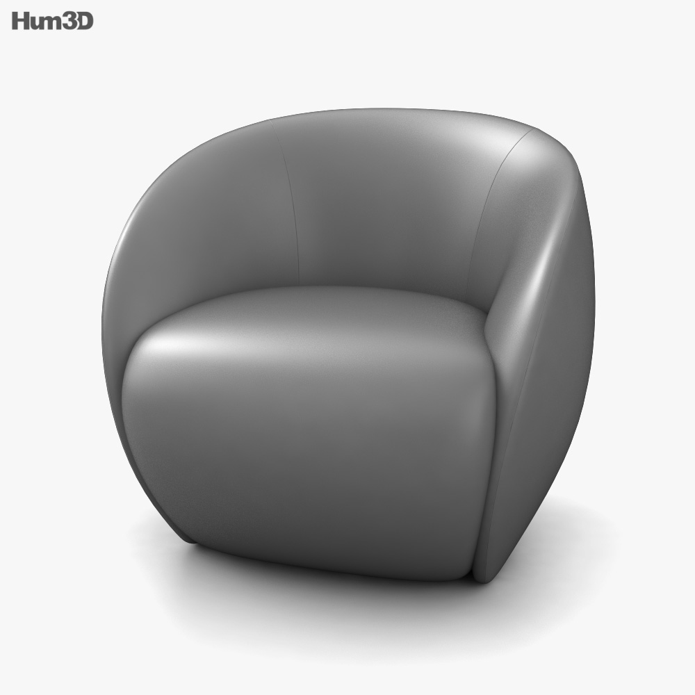 Roche Bobois Dot Armchair 3D model Download in MAX, OBJ, FBX, C4D