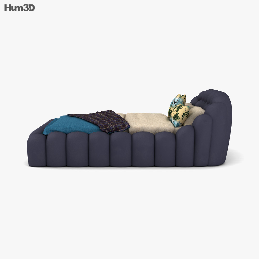 Roche Bobois Bubble Bed 3D model Download in MAX, OBJ, FBX, C4D