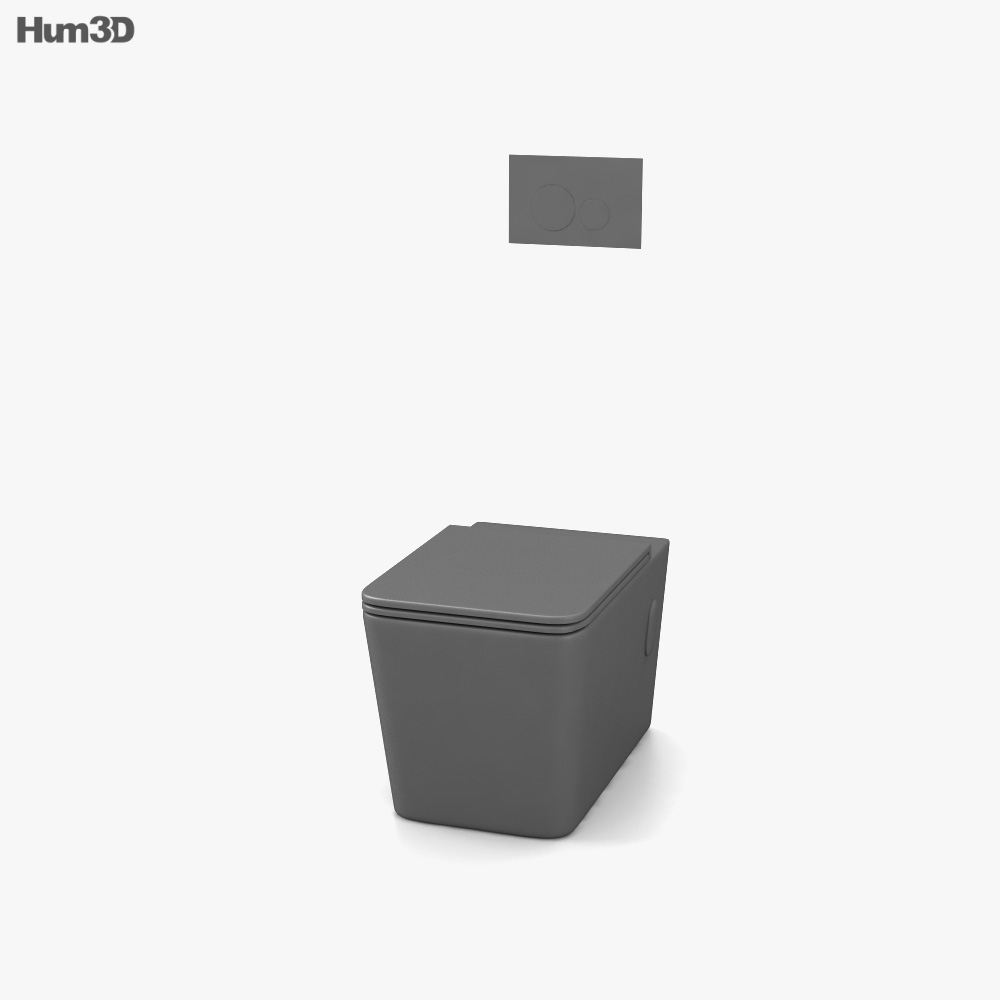 Swiss Madison Concorde Wall Hung Bowl toilet 3D model Download in MAX