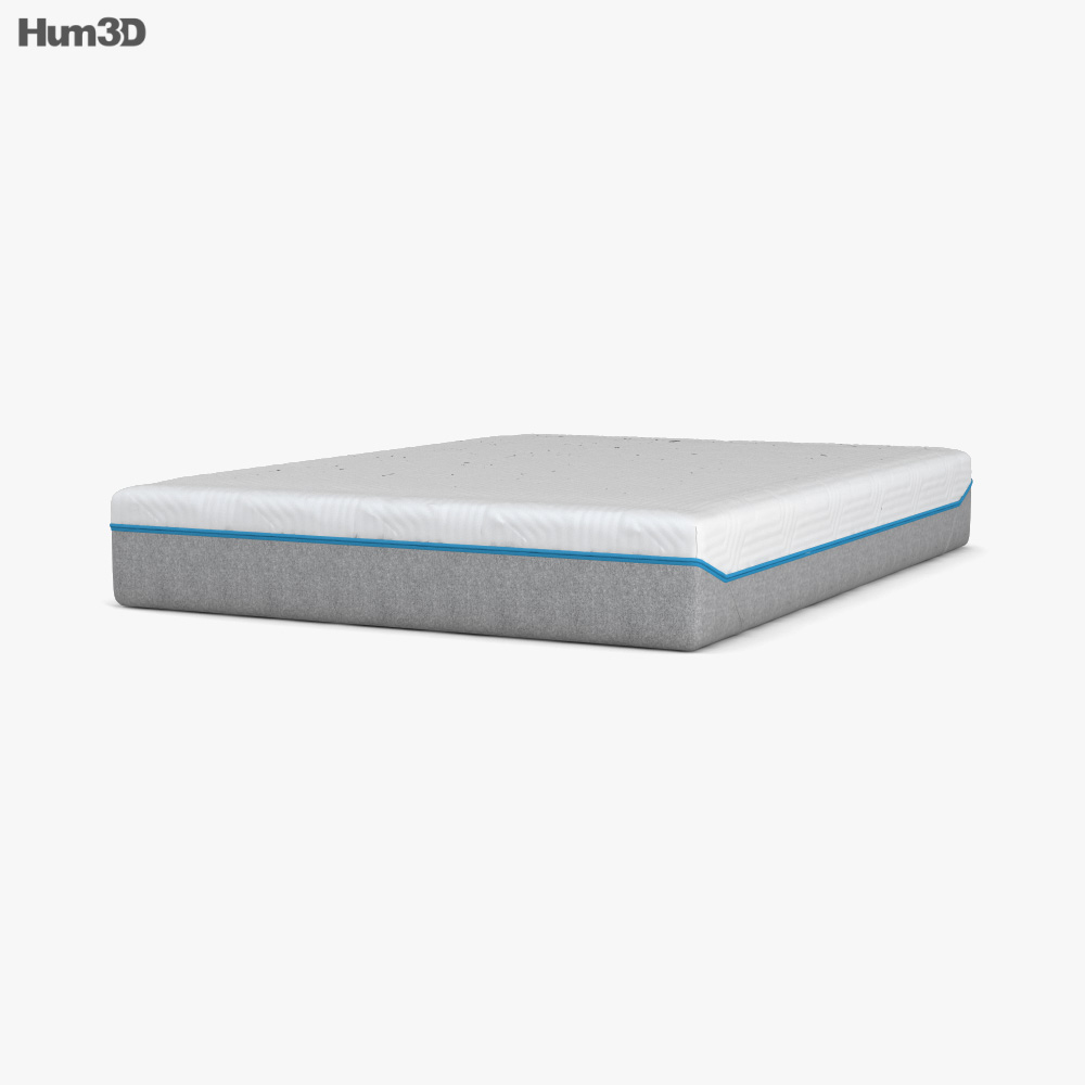 Tempur Cloud Elite Mattress 3D model Download in MAX, OBJ, FBX, C4D