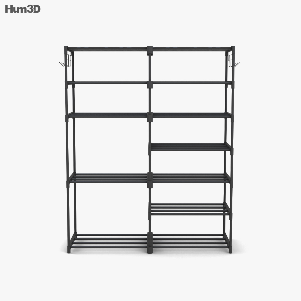 Tribesigns Shoe rack 3D model - Download in MAX, OBJ, FBX, C4D