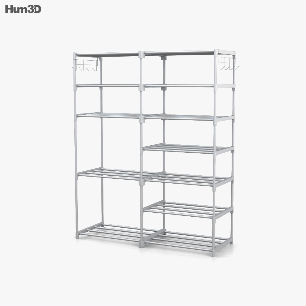Tribesigns Shoe rack 3D model - Download in MAX, OBJ, FBX, C4D