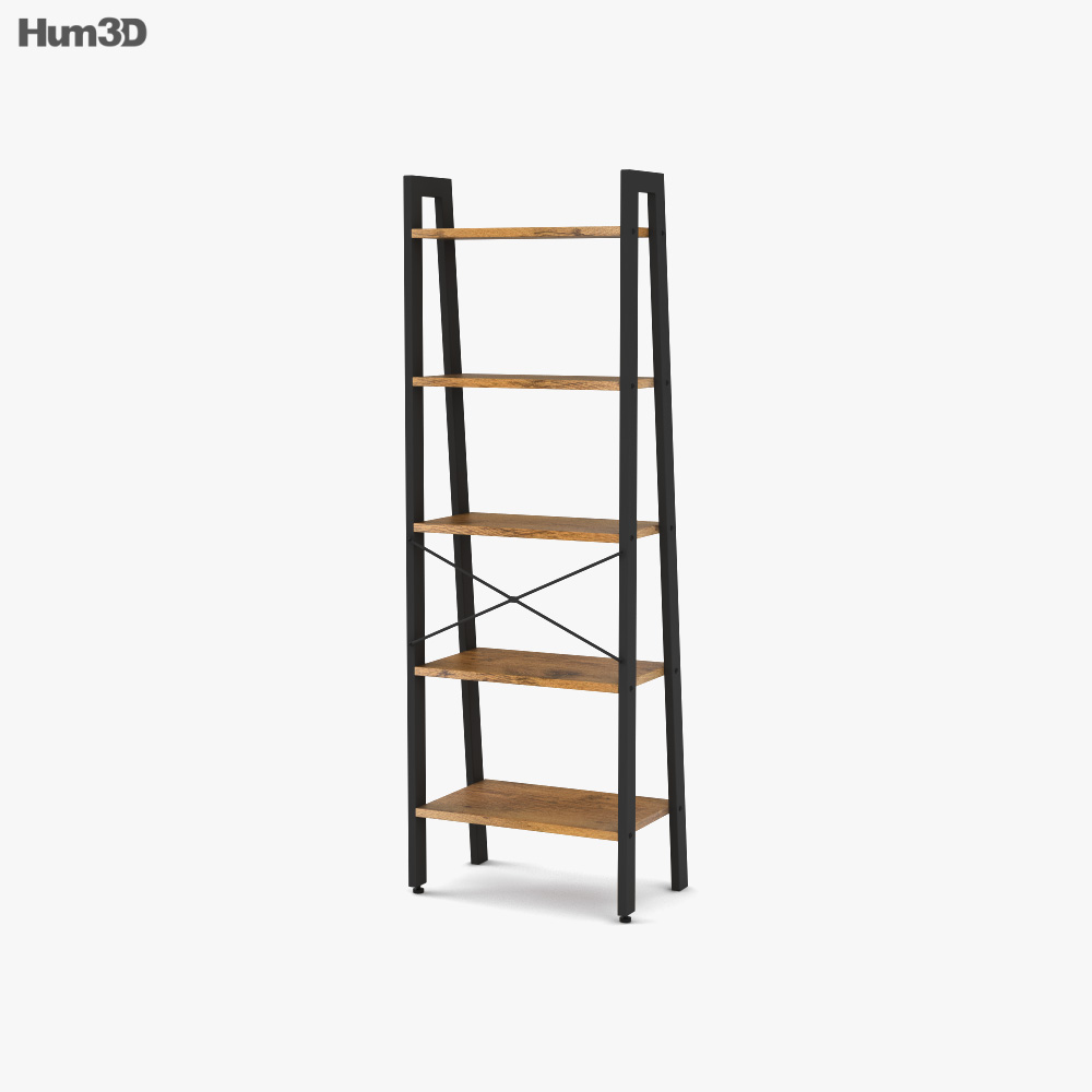 Vasagle Ladder Shelf 3D model Download in MAX, OBJ, FBX, C4D