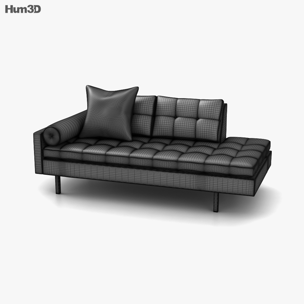 Vioski Chicago Lounge Sofa 3D model Download in MAX, OBJ, FBX, C4D