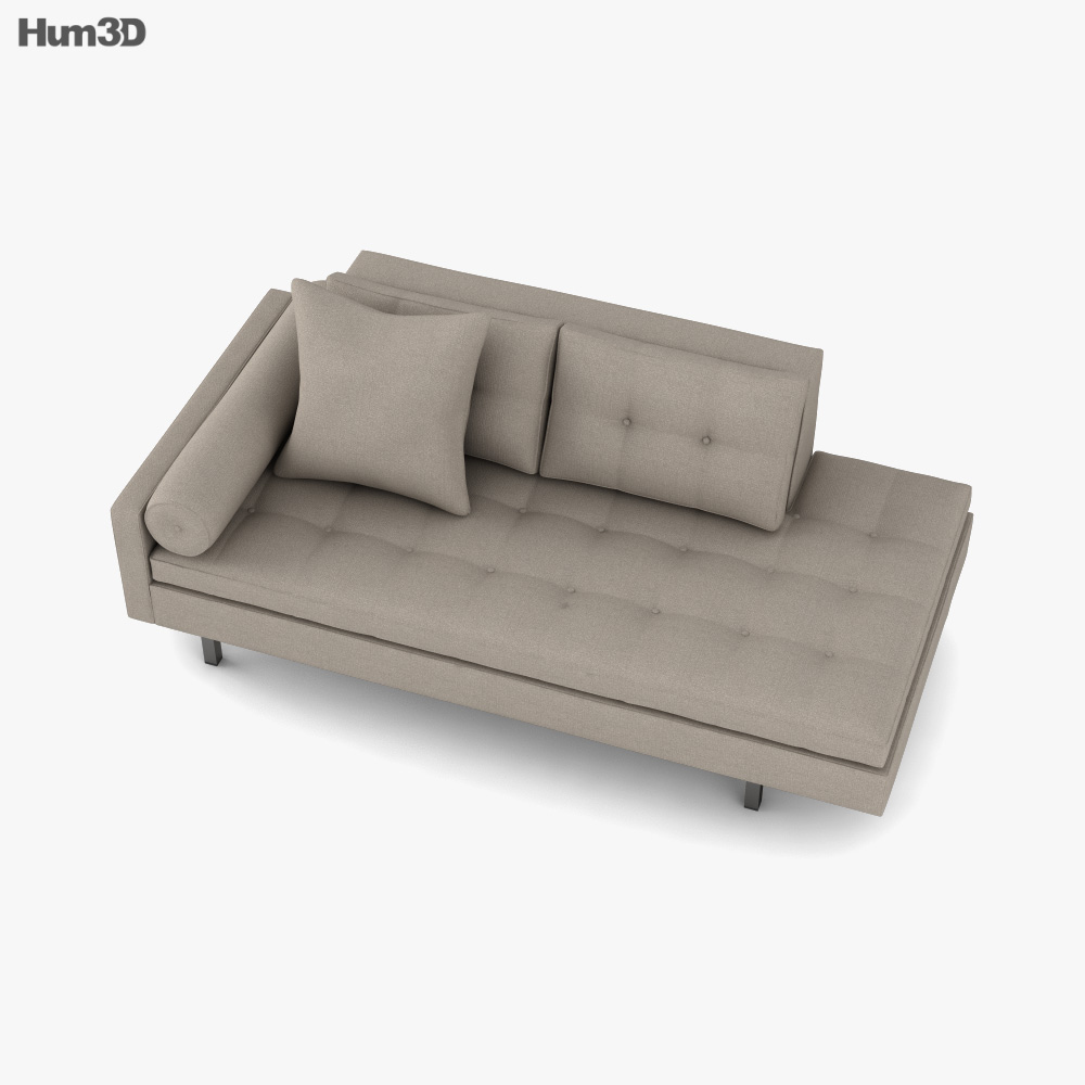 Vioski Chicago Lounge Sofa 3D model Download in MAX, OBJ, FBX, C4D